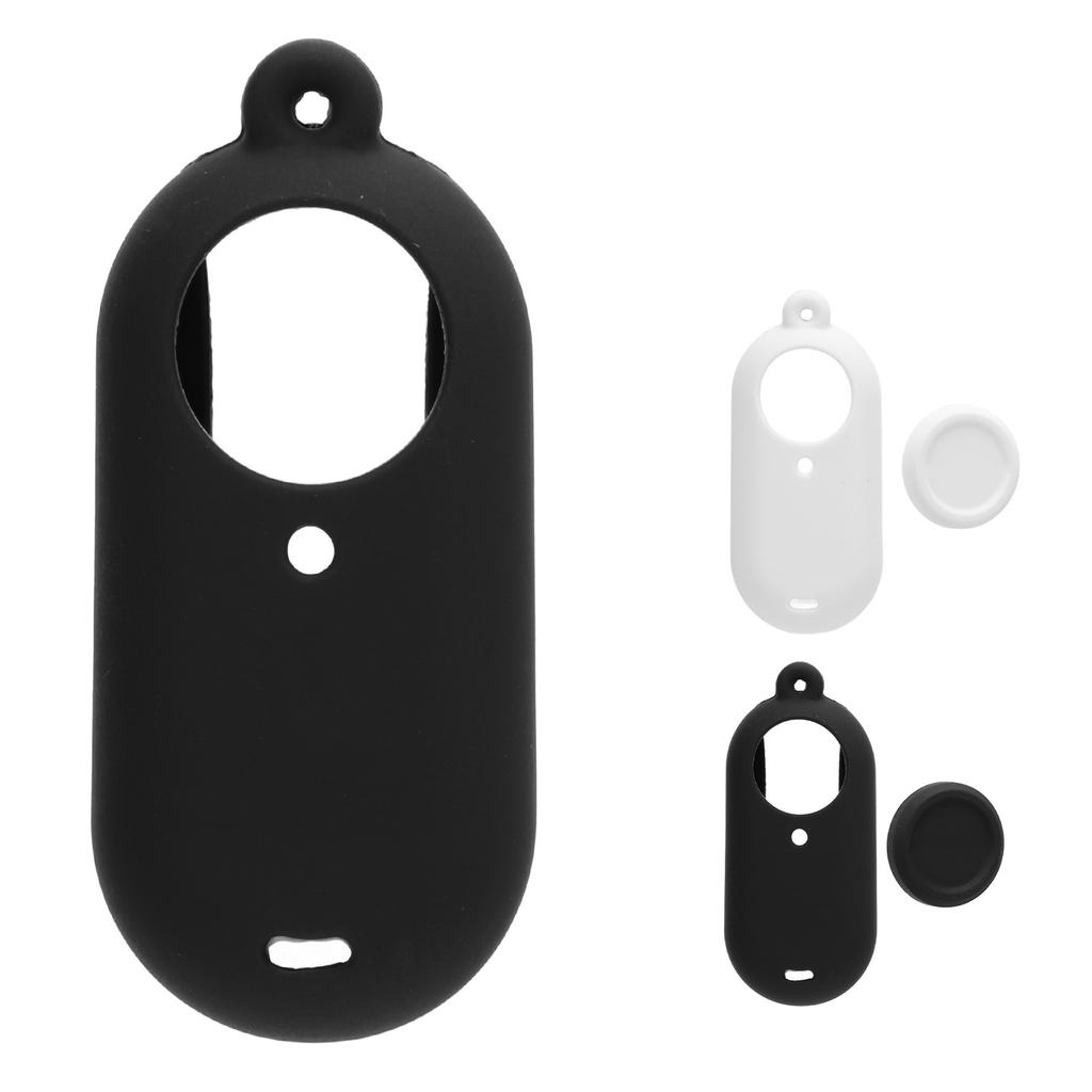 Silicone Protective Case Set for GO 3S Thumb Camera Protective Cover and Lens Cap with Lanyard