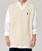 Takeasy Cable Smolaku Knit Vest (Ivory)