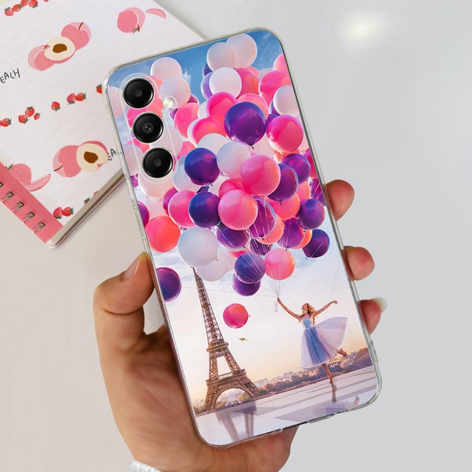 

Soft Silicone TPU Case For Samsung Galaxy A05s SM-A057F Fashion Painted Phone Bumper For Samsung A05s A 05S 4G Back Cover Samsung A05s темные хаки