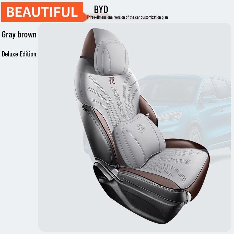 ZFL Sports Leather All-Season Seat Cushion for BYD Yuan PLUS