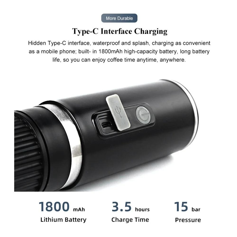 2025 New Full-Automatic Espresso Coffee Machine Mini For Large And Small Capsules