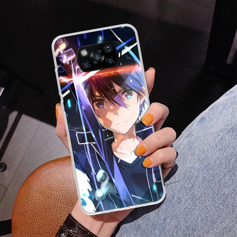 Sword Art Online Anime Phone Case For Xiaomi Poco X7 X6 X5 Pro F7 Ultra Redmi 15C 15 13C 13 12C 12 10 10A 10C 9 9A 9C 9T Cover P