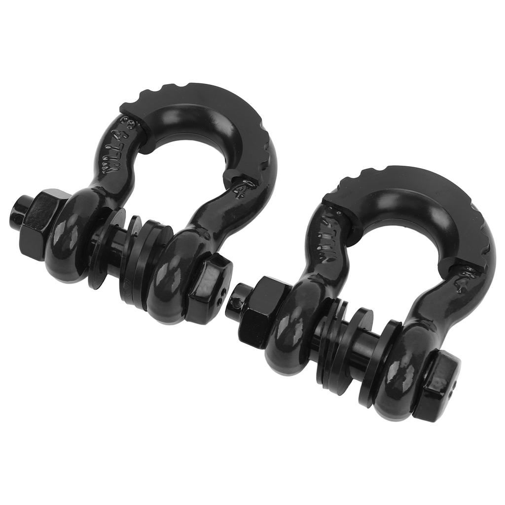 2KS 3 4 Palcové D-kroužkové třmeny s 7 8palcovým čepem a podložkou 5952 lbs Mezní pevnost pro tažný popruh naviják terénní vozidlo