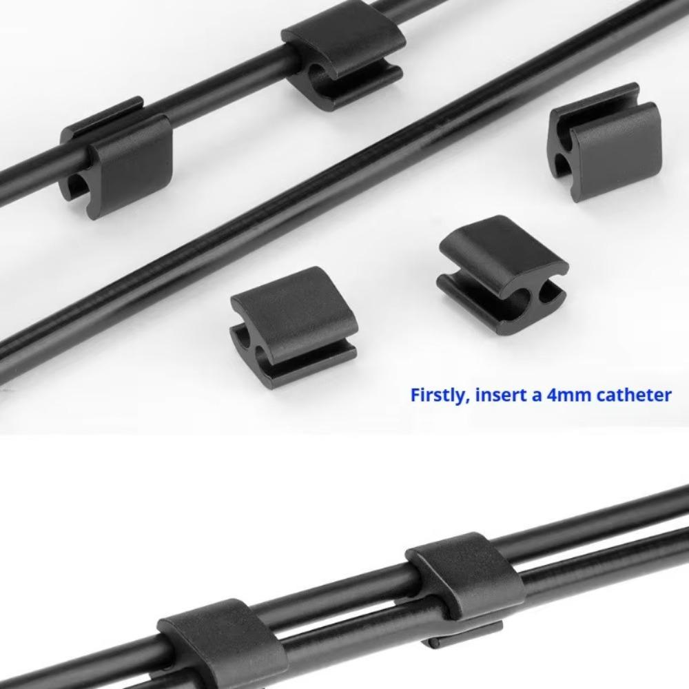 5Pcs Fixed Buckle Bicycle Cable Clips Replaceable Derailleur Cable Organizer  MTB Cycling Accessory
