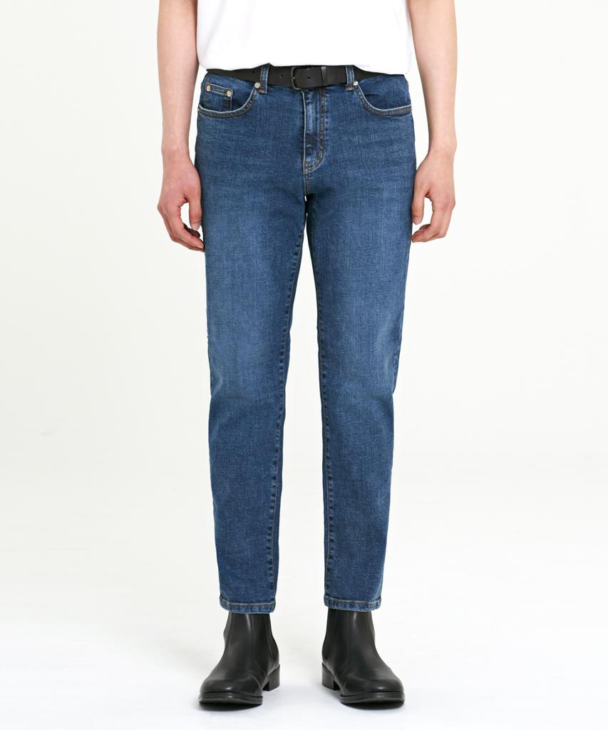 DENMADE Den1701 Essential Blue Crop Jeans