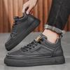 Fashion Mens Boots Original Casual Leather Men Training Wear Resistant Sneakers Outdoor Male Treking Footwear Breathable Lace Up