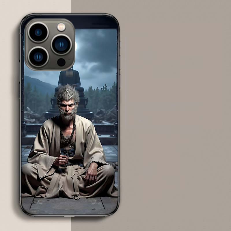 Black Myth Wu Kong Phone Case For Iphone 17 Air 15 Pro 14 Plus 16 Pro Max 12 13 Mini 11 16E X XS Cover Cute Fundas