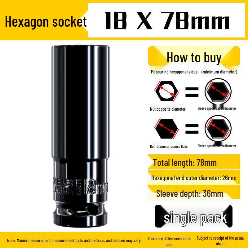 Electric Hex Wrench & Screwdriver Set, 8-32mm - Includes Socket Head, Extension, Air Gun, & Copper Components