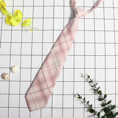 Jk Kleine Krawatte Damen College-Stil Lässig Japanisches Karomuster Uniformhemd Krawatte Student Ins Herren- und Damen-Kurzstile Kostenlos