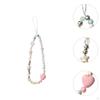 Beaded Phone Lanyard Cute Bracelet Keychain Bag Pendant Decoration Wrist Strap