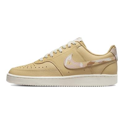Zapatillas Court Vision Low Sesame Camo Mujer Tan Sail Pink-Oxford DX3734-200