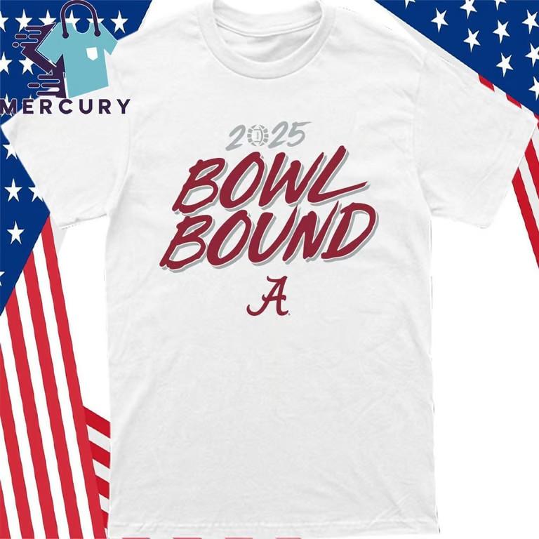 2025 Bowl Bound Alabama Crimson Tide Football Shirt Unisex T-Shirt XXXL