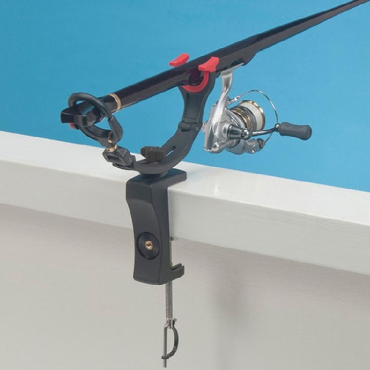 Light Weight Fishing Rod Clip Fishing Rod Holder Brackets Spring Loaded Clamps for Enhancing Stability and Comfortable