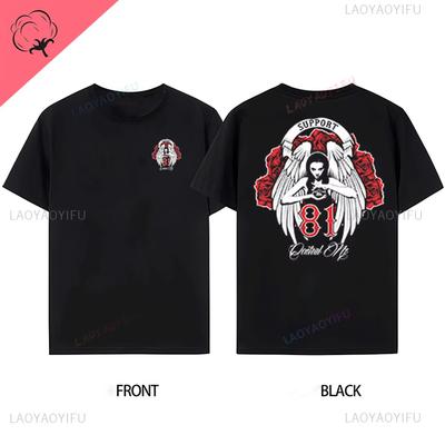 81 Nomad Hell Angel Cotton T-shirt, the Best-selling T-shirt, N14 Graphic Round Neck Print, an Interesting Summer Men's T-shirt