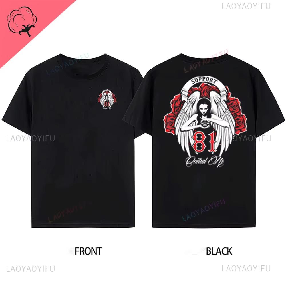81 Nomad Hell Angel Cotton T-shirt, the best-selling T-shirt, N14 graphic round neck print, an interesting summer men's T-shirt