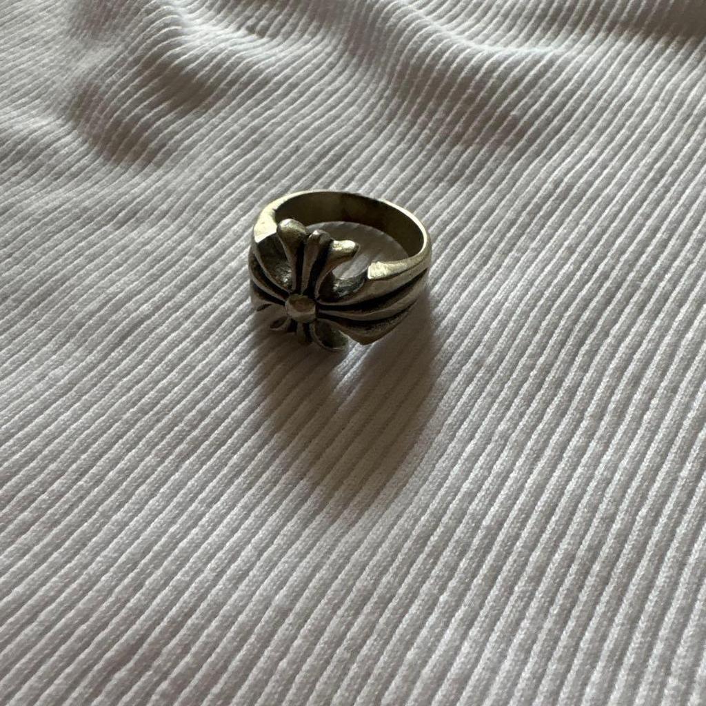 Used SILVER925 Cross Design Ring