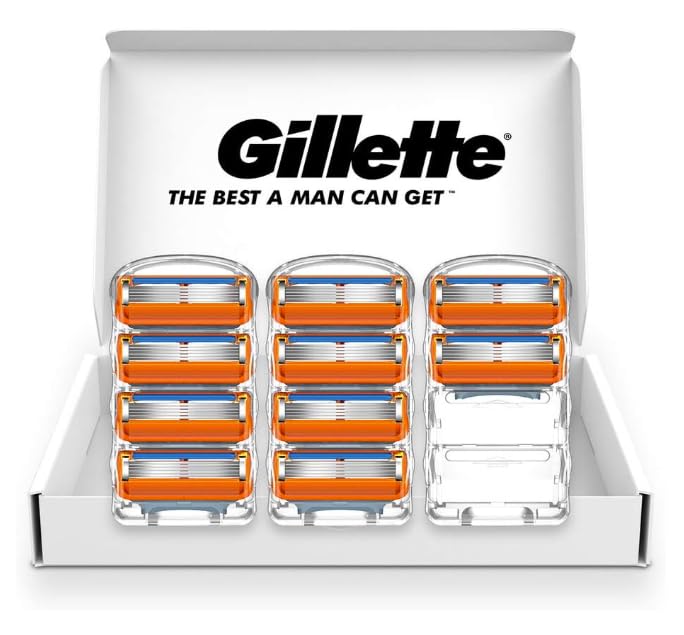Gillette Fusion Electric Shaver Razor for 10 Replacement Blades Men,