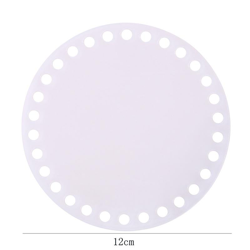 Runde Form Klare Acrylformbasis für Netzbeutel Ergebnisse-Größenoption Nähzubehör Transparentes DIY Acrylplatte Tasche