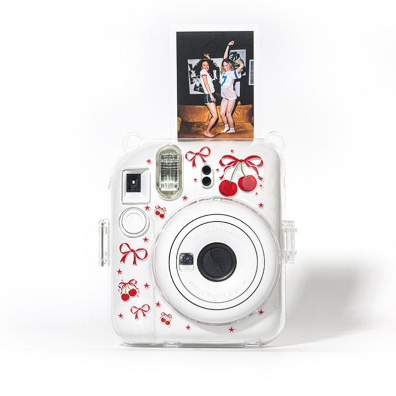 Waterproof Protective Hard Case for Mini 12 Camera Scratch Resistant Shell Pouch Cartoon Print Design Strap not included