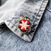 Children'S Christmas Brooch Cute Cat Christmas Gift Box Snowflake Star Metal Badge New Gift Accessory Pin