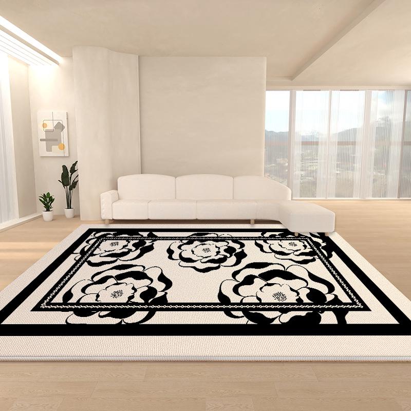 

Ковер из утолщенного бархата в средневековом французском стиле с противоскользящим эффектом - грязеотталкивающий коврик для гостиной или спальни 200x300 cm