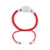 Natural Jadeite Pixiu Bracelet, Hand Braided Rope Wristband, Unisex Carved Jade Woven Bracelet for Daily Wear & Gift