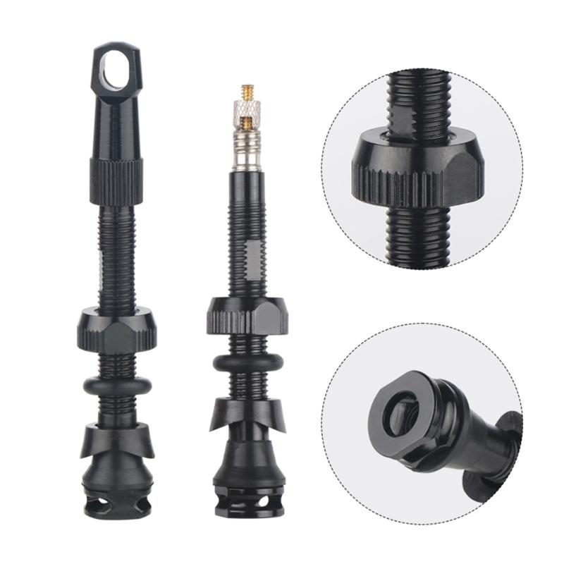 Solid Aluminum Alloys Tire Valves Bike Valves Extenders Cycling Valves Extenders for Mountain Bike