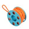 Scuba Diving Finger Reel Aluminum Alloy Mini Finger Spool Reel Pendant with Glow in The Dark Nylon Guide Line for