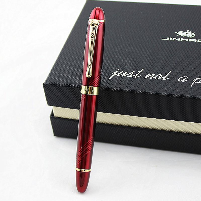 Jinhao X450 Nero Lucido 18Kgp Pennino 0.7Mm Pennino Lrgo Jinhao 450 Lusso Business Viola Vino Verde Dorato 21 Colori Seleziona
