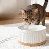 Keramik-Futternapf mit konstanter Temperatur für Hunde und Katzen, Behälter zur Aufbewahrung von Dosenfutter zur Vermeidung von Verschütten, Futterspender für Haustiere