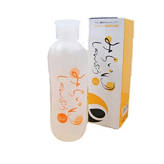 

Miraiyu Shampoo 200mL bottle of amino acid soap shampoo containing squalane