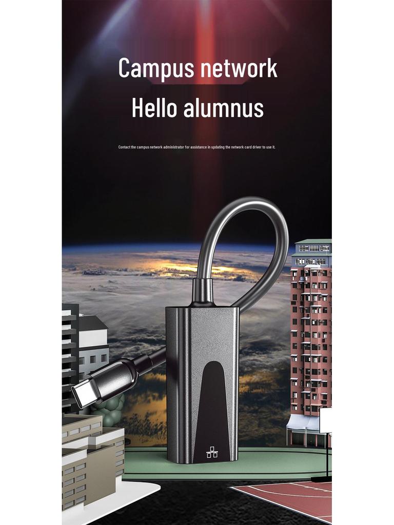 USB Network Adapter for Huawei, Apple Laptops, Desktops, RJ45, Nintendo, 100M/1000M