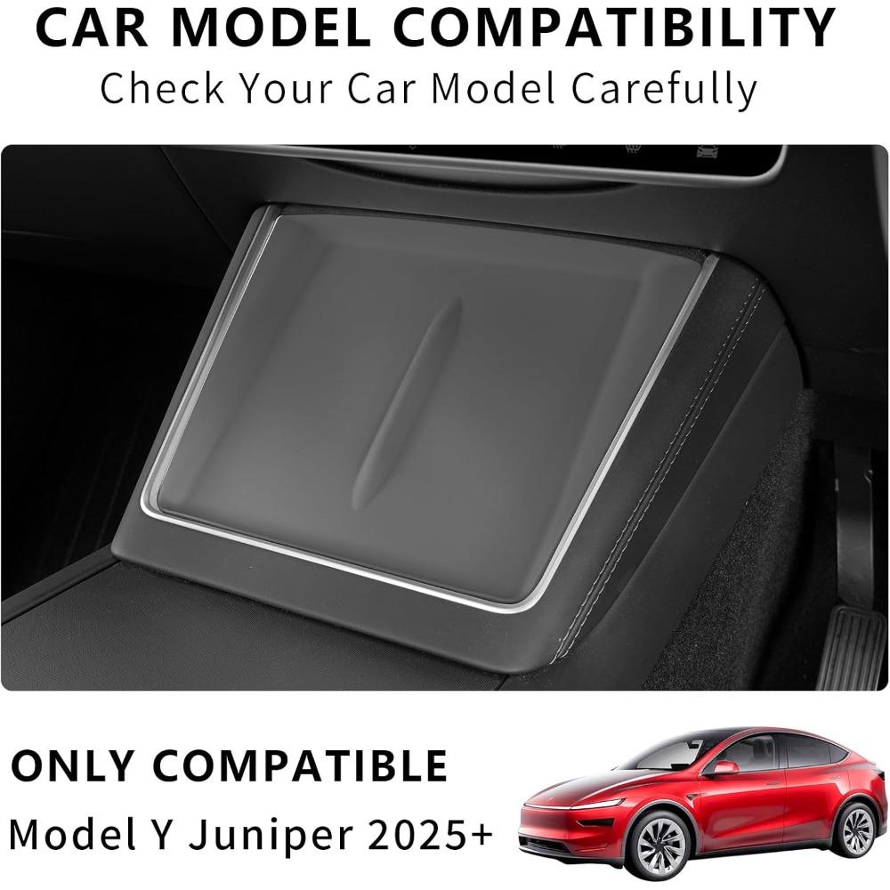 Center Console Anti-Slip Mat For Tesla Model Y Juniper 2026-2026 Wireless Charging Pad For Tesla Car Accessories HD