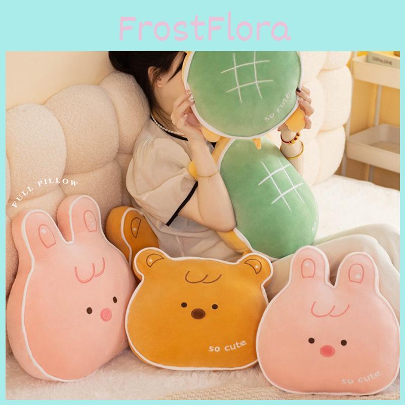 Rabbit Bear Turtle Plush Toys Stuffed Doll Cushions Bedroom Gift Decoration
