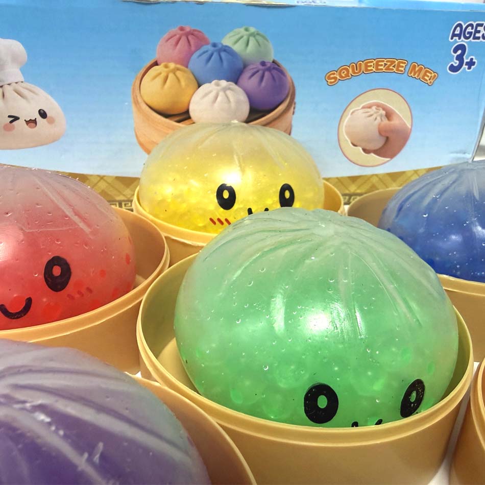 Glitzer-Knödel Squishies Weiches Süßes Langsamer Rückprall Stressabbau Spielzeug für Kinder und Erwachsene Büro Wohnkultur Geschenkidee