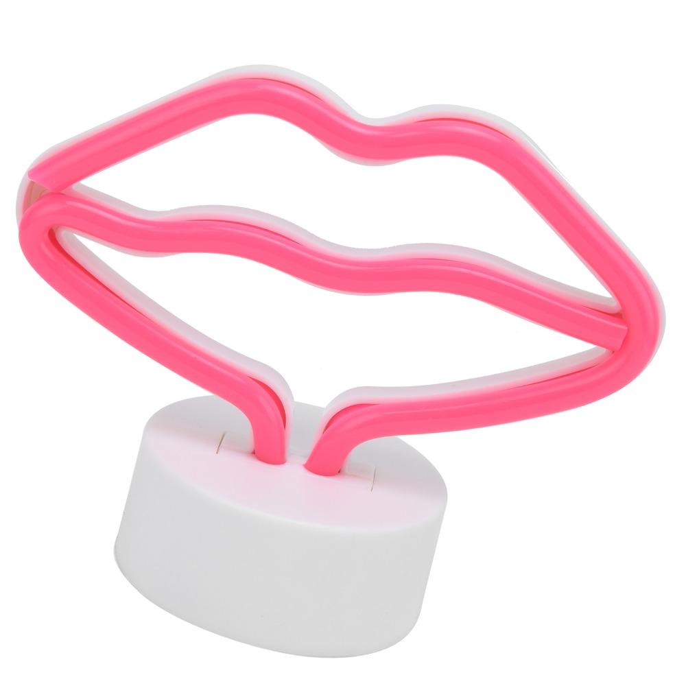 Pink LED Neon Light USB Powered Neon Light Lamp Gifts Neon Lamp  Home Decor