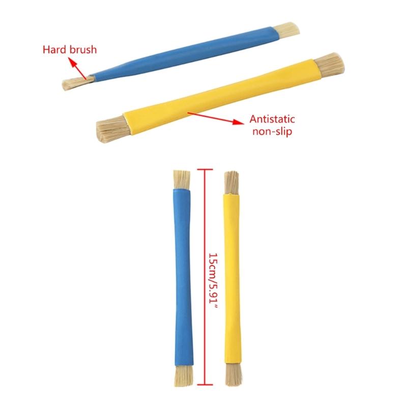 Anti Static ESD Brushes Cleaning Keyboard Brush Kit Plastics Handle Lightweight Brush Used for Motherboard Mobiles Phone