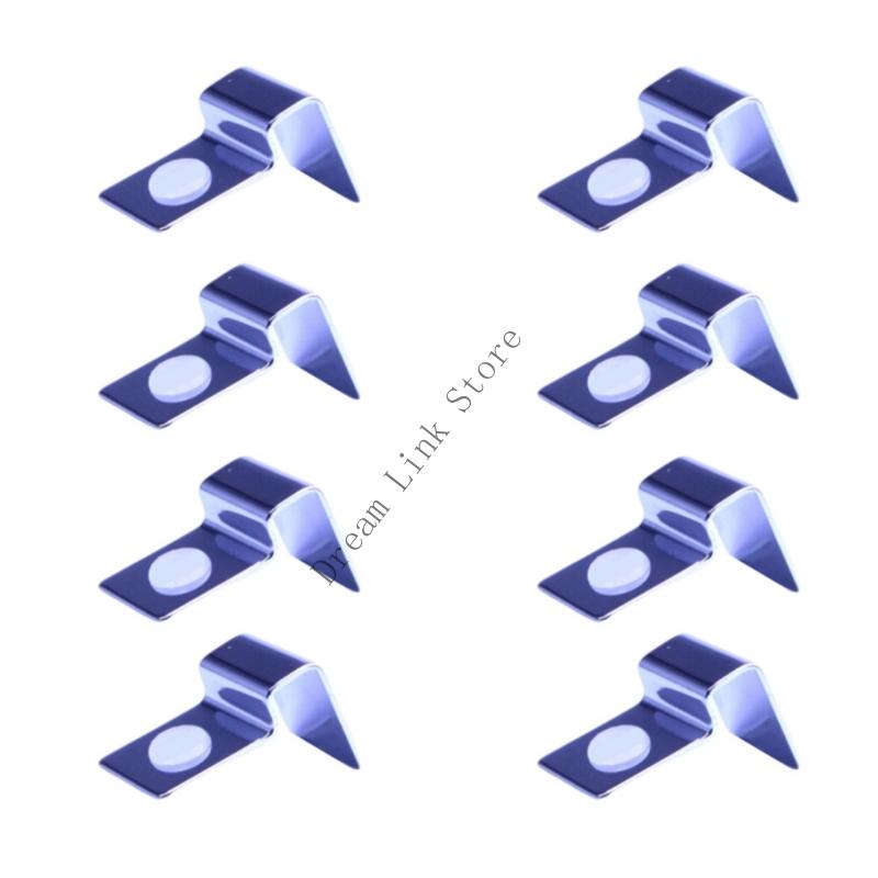 Q1FD Practical Tanks Lid Clip 8pcs Rustproof Fishtanks Glass Cover Holders Clamps for Frameless Aquariums Secure Fastening