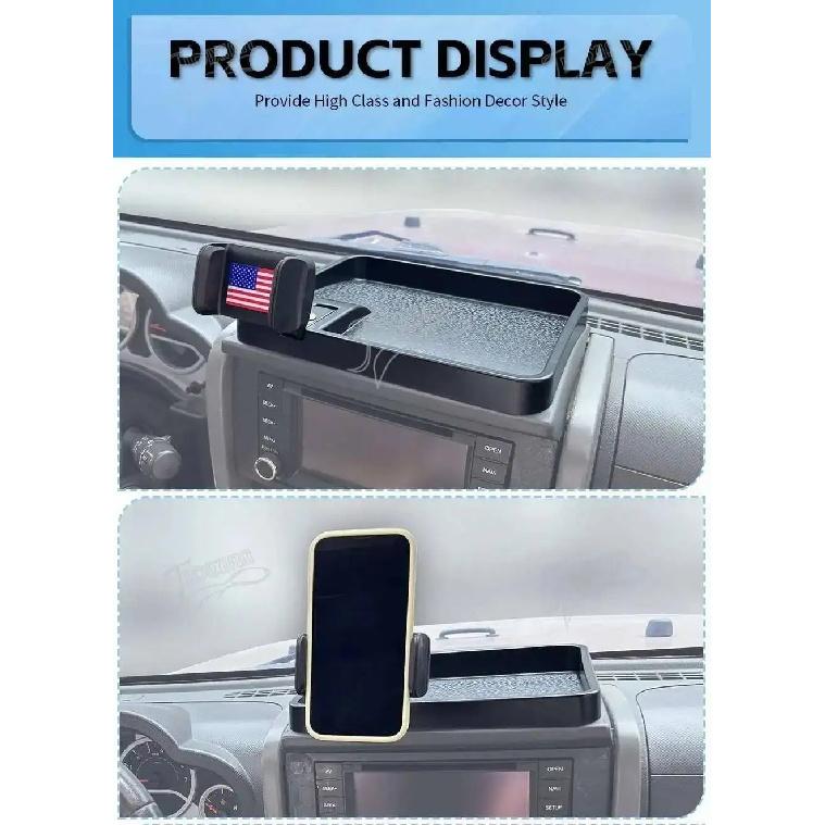 JIDIXIAN fit for Jeep Wrangler JK 2007 2008 2009 2010 Car Interior Center Console Phone Holder Storage Box Accessories