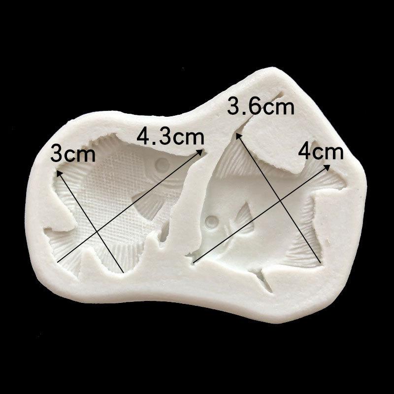 Fishs Silicone Molds Fondant Mold Cake Decorating Tools Candy Chocolate Sugarcraft Gumpaste Mold Baking Tool