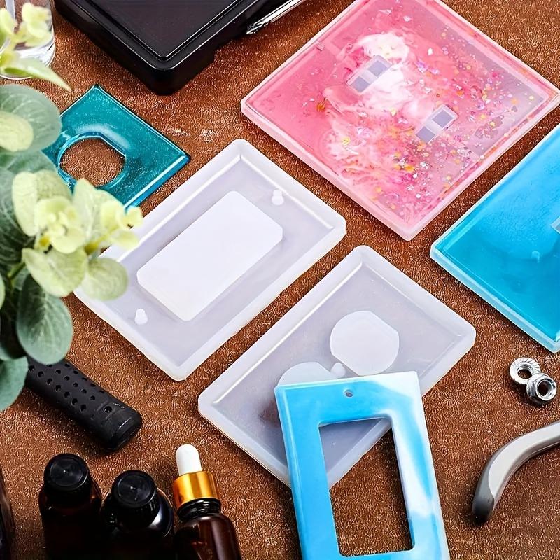 Silicone 6-Pack Resin Casting Molds DIY Epoxy Molds for Light Switch & Outlet Covers, Irregular Shape Crafting - Decorative Home Decor