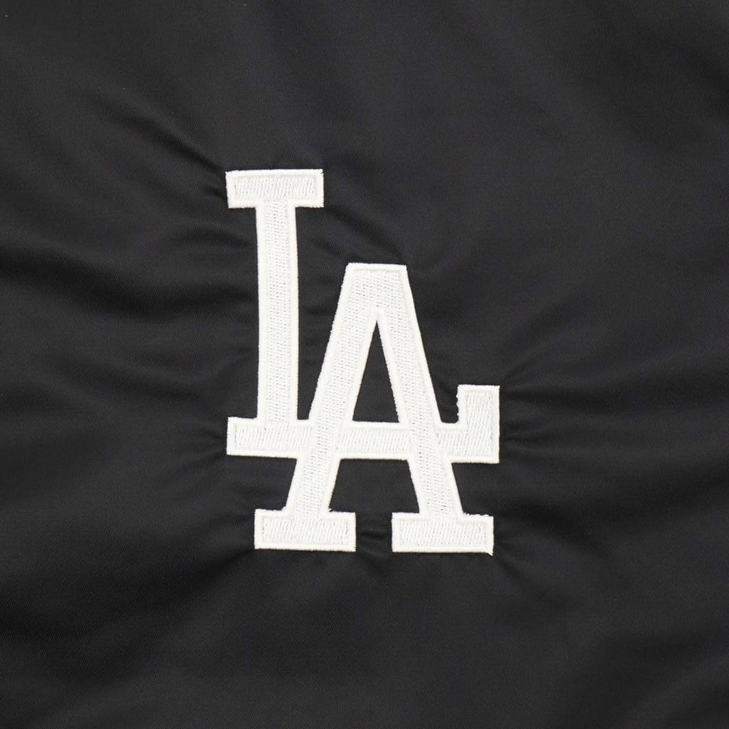 New Era Nylon Varsity Jacket MLB Los Angeles Dodgers Shohei Ohtani LA Black Size M Exclusive to ONSPOTZ and Unisex Apparel Streetwear Stylish Outfit