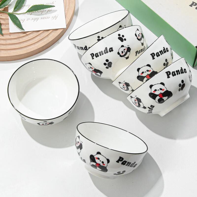 Panda Ceramic Dinnerware Gift Set