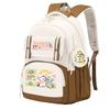 Fashion Backpack Cute Style Lines Doggie Cartoon Printing Trend Primary and Secondary School Students Reduce the Burden of Schoolbags