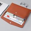 A4 Leather Magnetic File Bag with Custom Logo Options - Business Document Envelope Design in Multiple Specifications