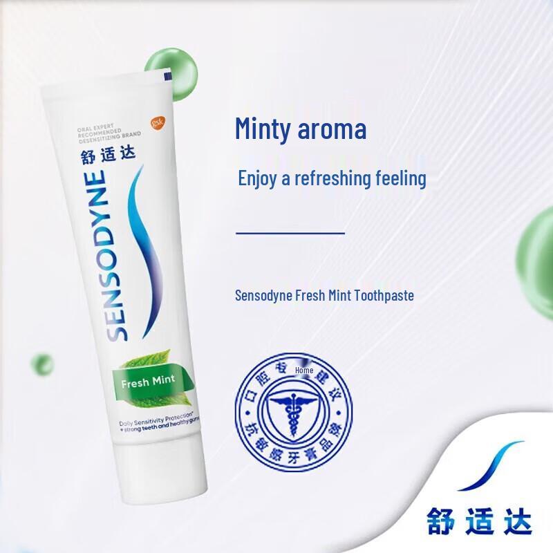 Sensodyne Fresh Mint Sensitive Toothpaste 4x100g Pack