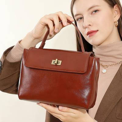 Genuine Leather Women's Crossbody Bag 2025 Spring/summer New High-quality Shoulder Bag Fashionable Versatile Commuter Handbag