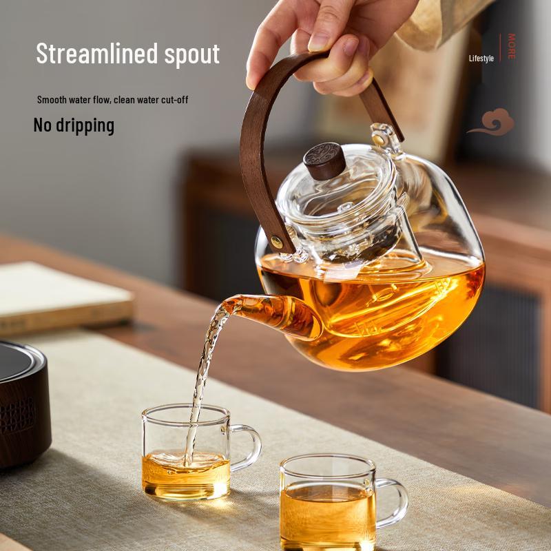 Mingguang Heat-Resistant Glass Teapot with Infuser