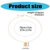 Elegant Comma Teardrop Necklace Pendant Necklace Alloy Texture Comfortable Sweater Chain Suitable for Fashionable Look