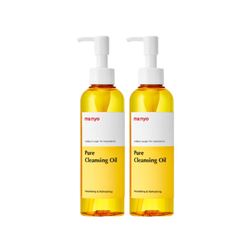 

Manyo Factory Pure Cleansing Oil 200ml x 2 Set – Deep Pore Makeup Remover & Gentle Moisturizing Cleanser